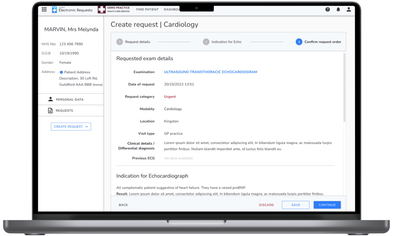MyOrb results artifact
